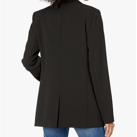 NWT The Drop Women's Blake Long Blazer, Black, Small - Picture 2 of 7